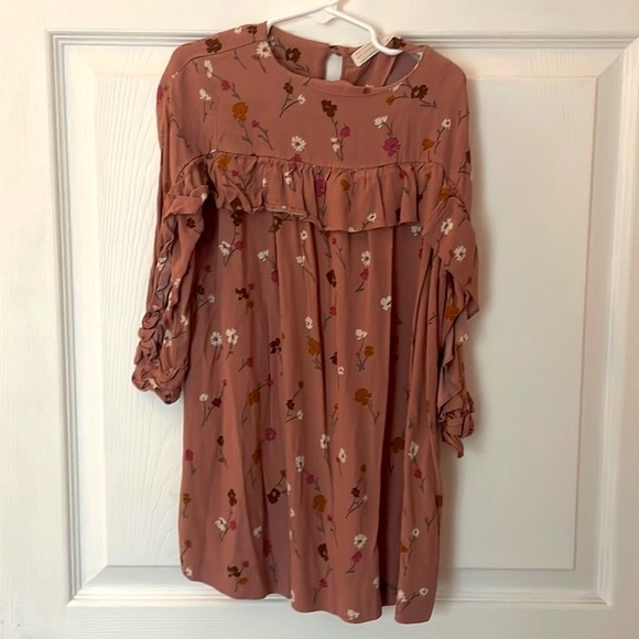 ZARA Girls Floral Dress - Picture 1 of 4